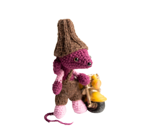 Crochet Mouse with a Hat