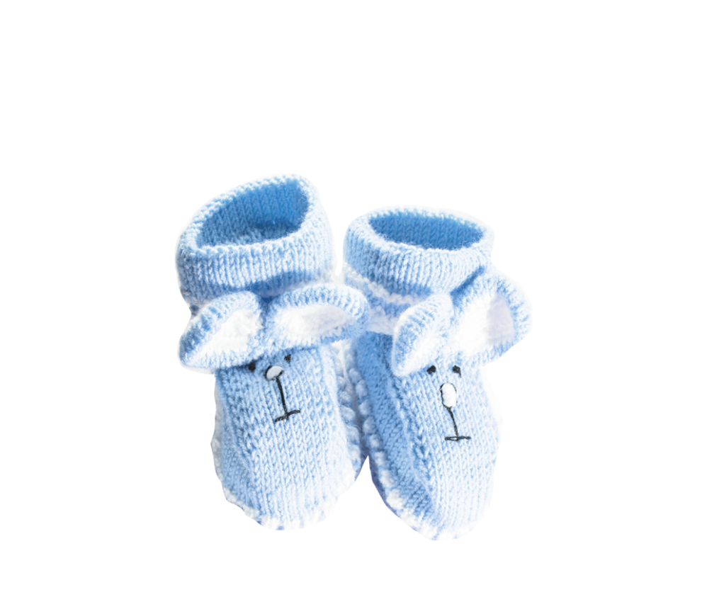 Knitted Bunny Shoes