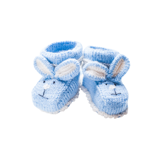 Knitted Funny Bunny Shoes