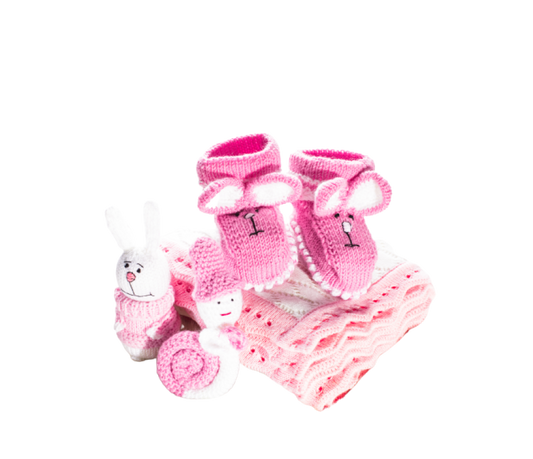 Knitted Bunny Shoes