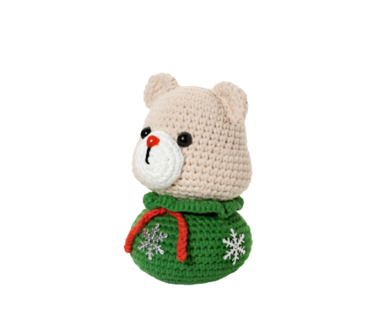 Crochet Christmas Bear