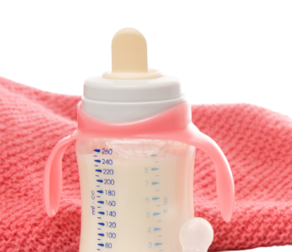 Baby Milk Bottle with Handle