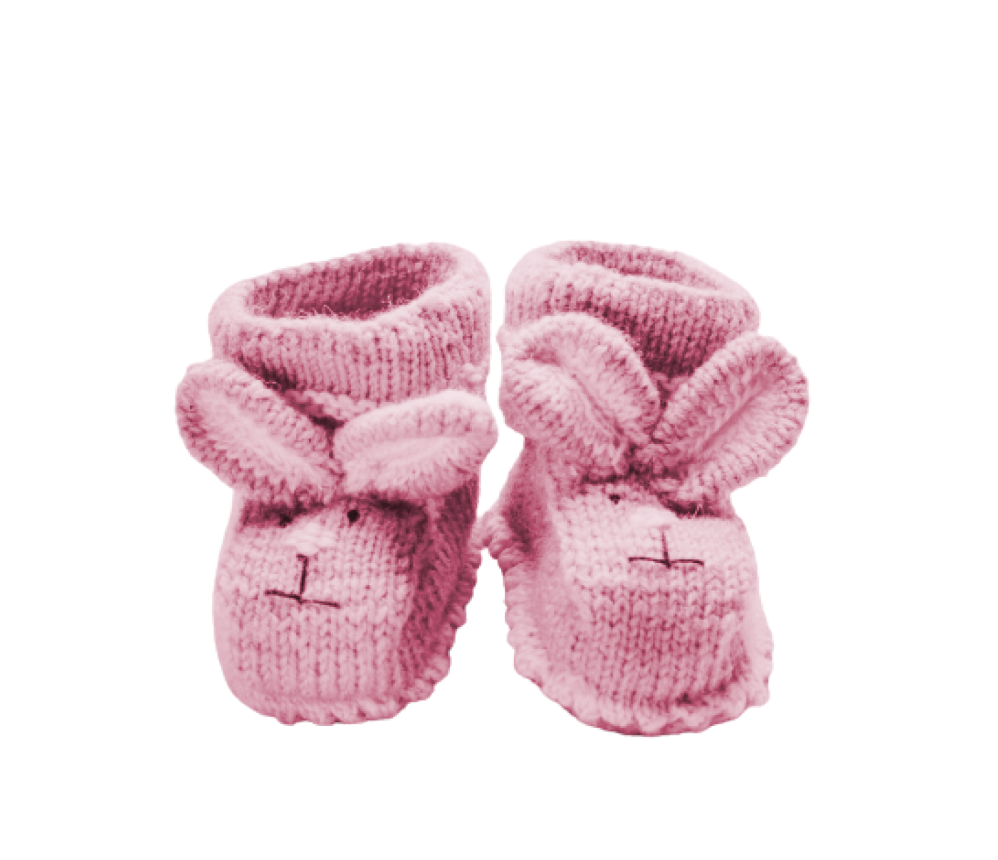 Knitted Funny Bunny Shoes