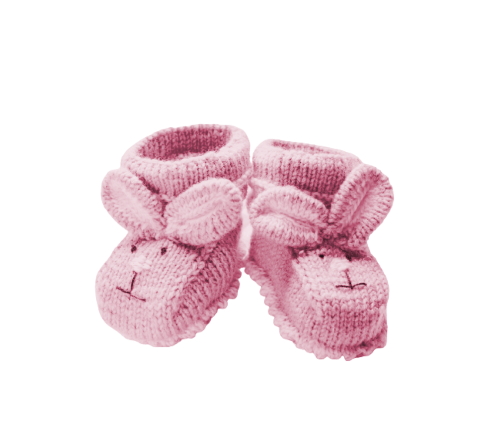 Knitted Funny Bunny Shoes