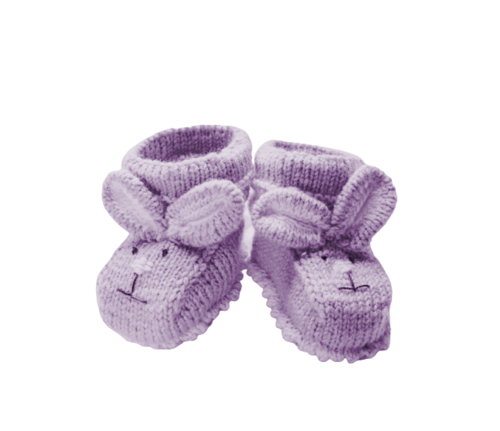 Knitted Funny Bunny Shoes