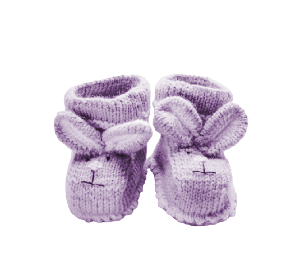 Knitted Funny Bunny Shoes