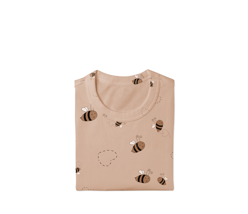 Honeybee Printed Round neck T-shirt