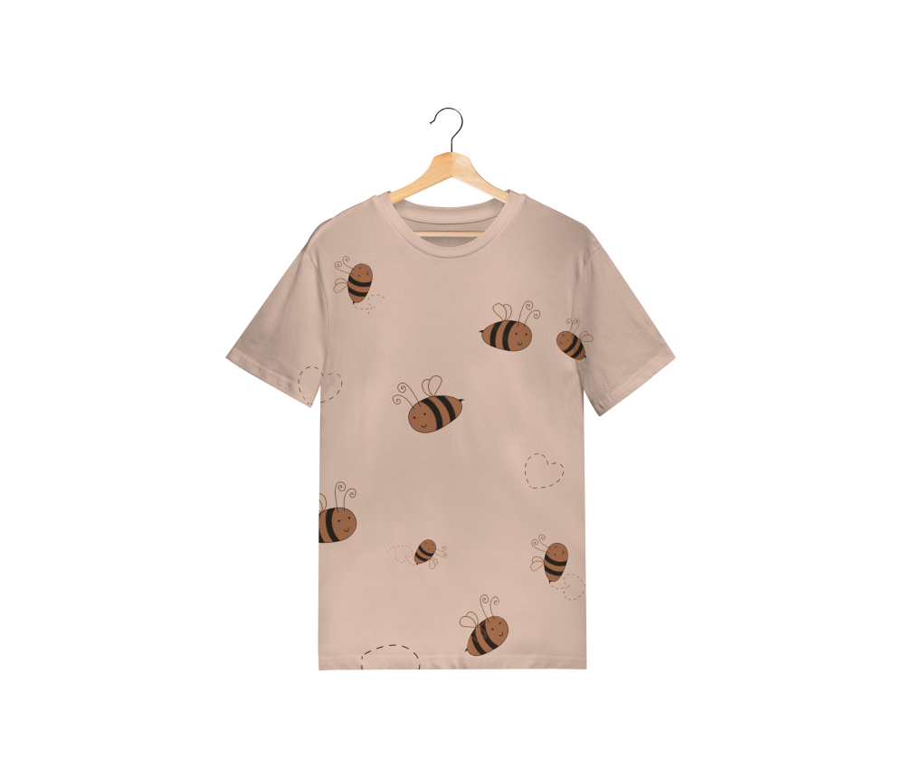 Honeybee Printed Round neck T-shirt