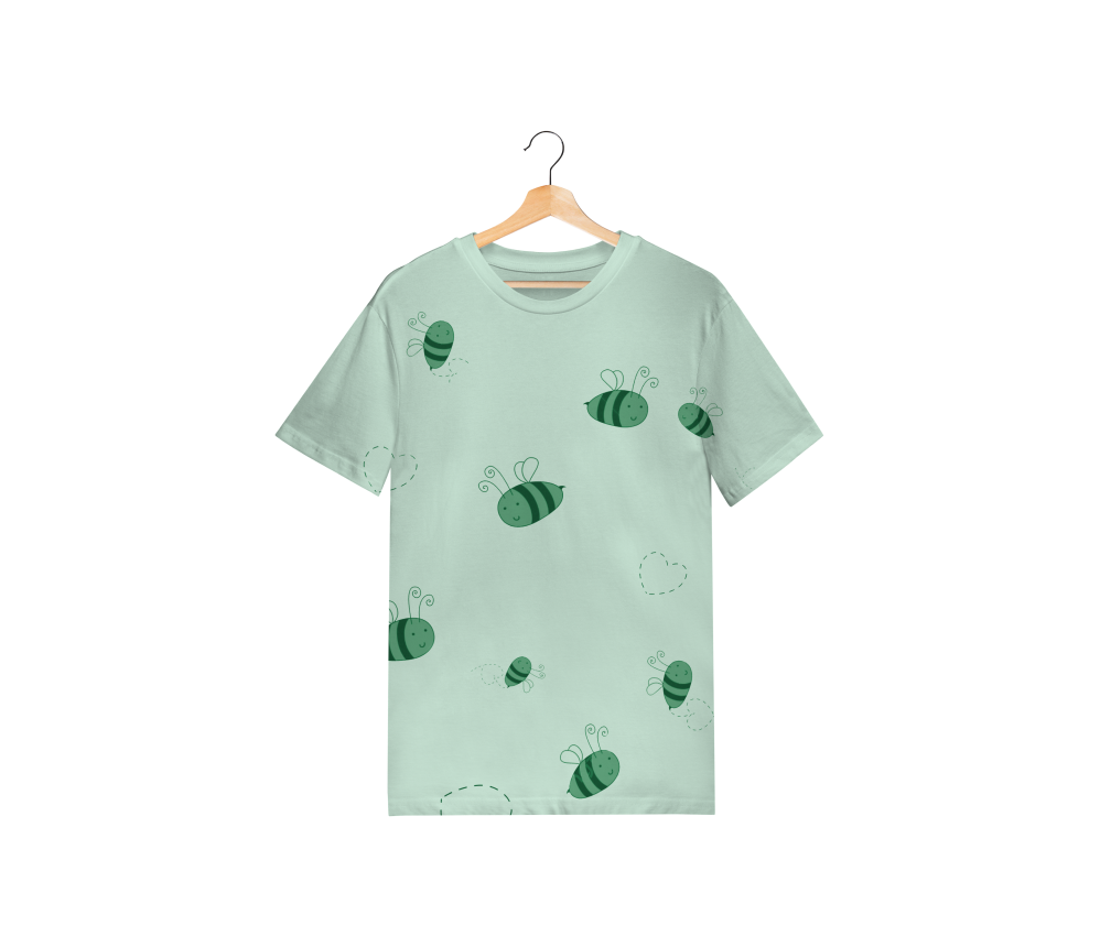 Honeybee Printed Round neck T-shirt
