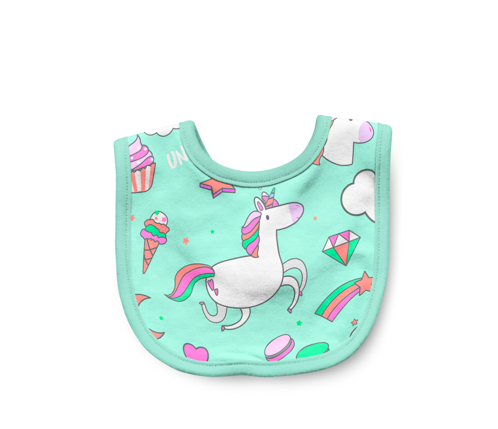 Unicorn Baby Bib