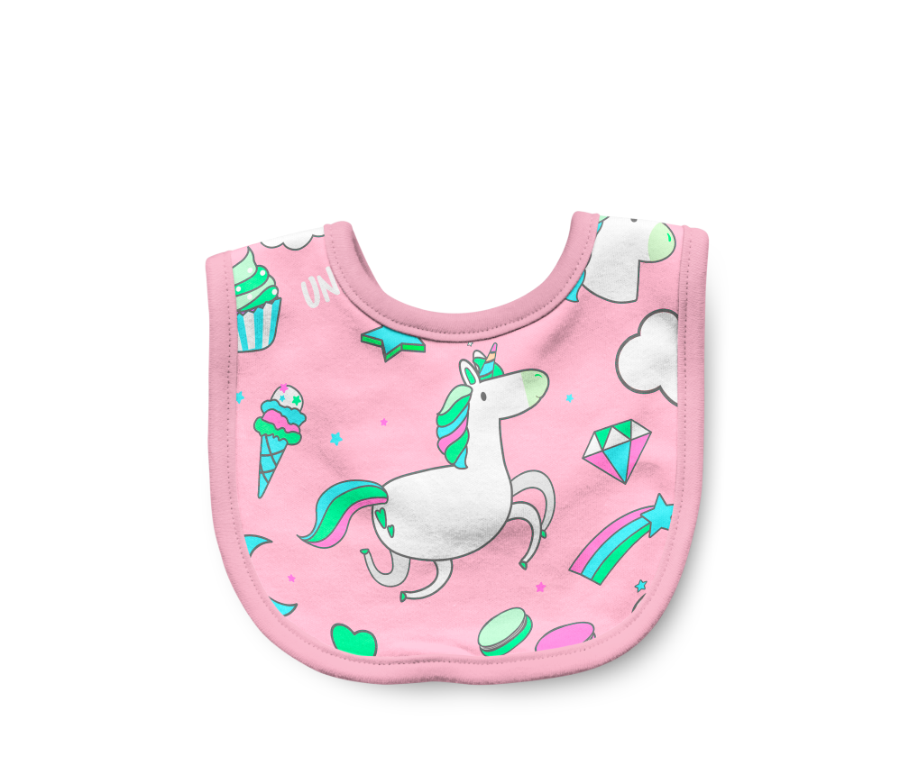 Unicorn Baby Bib