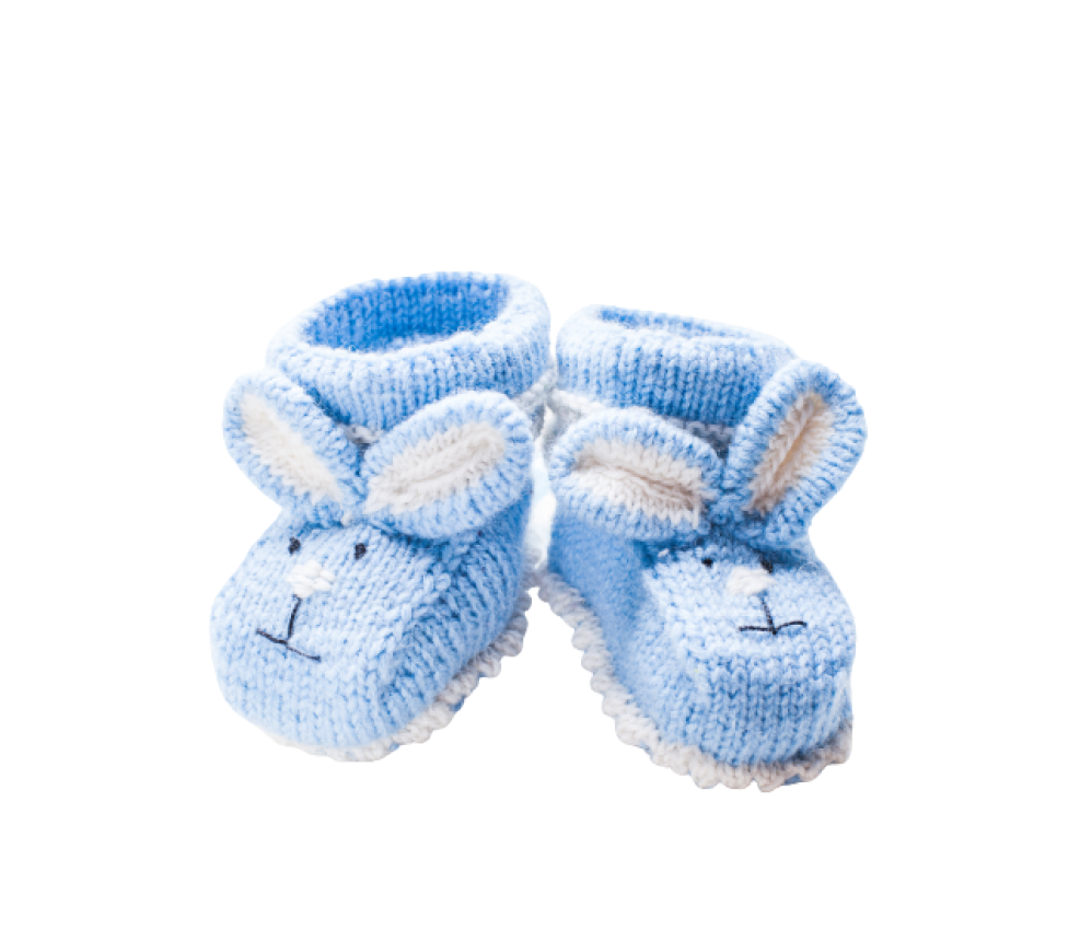 Knitted Funny Bunny Shoes