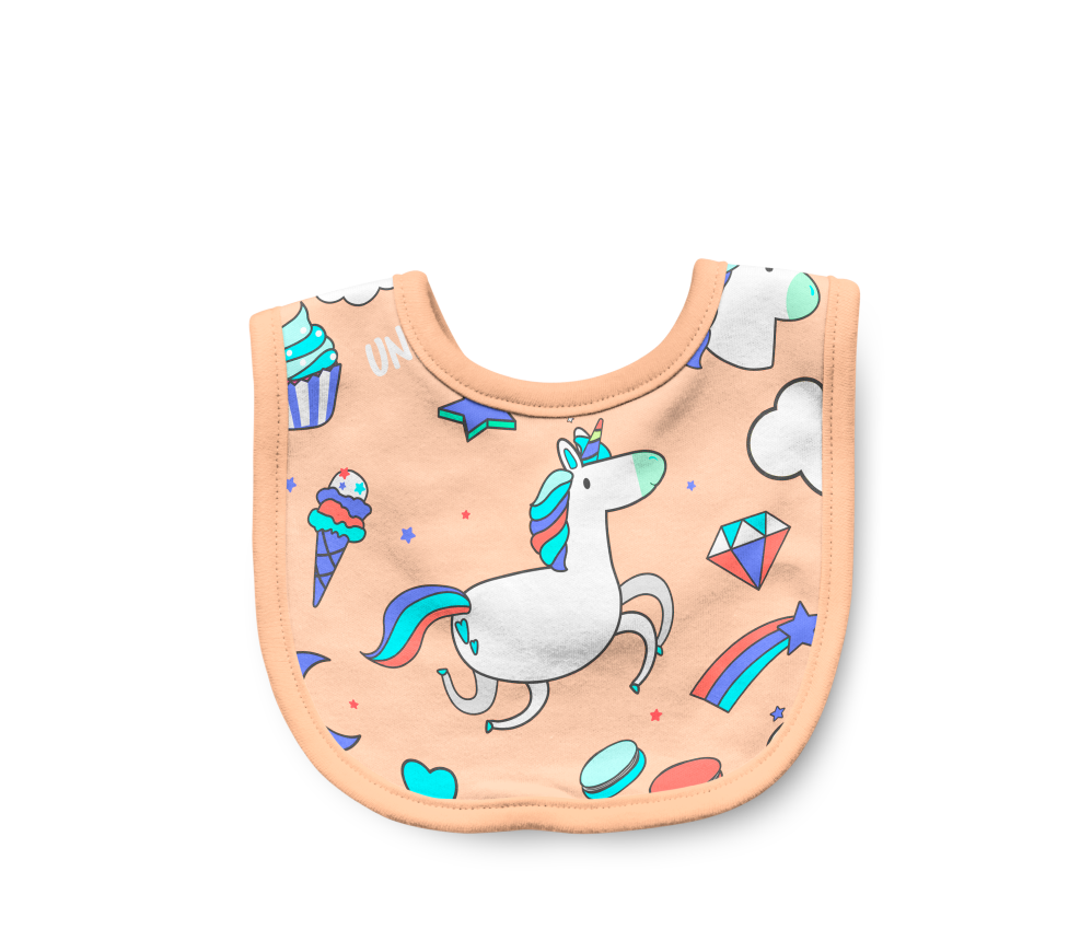 Unicorn Baby Bib