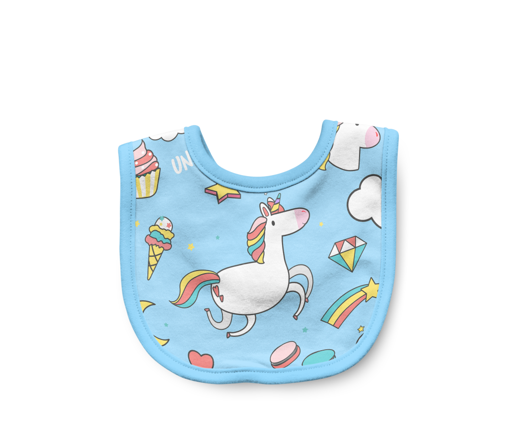 Unicorn Baby Bib