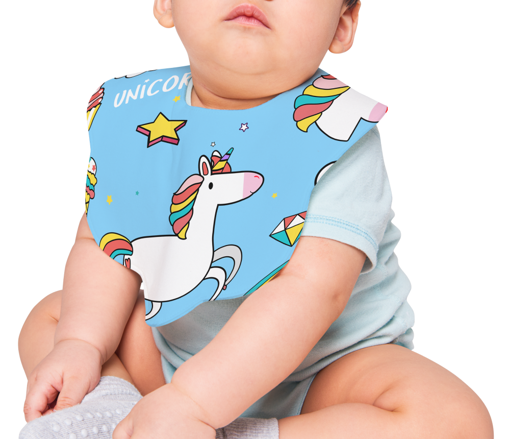 Unicorn Baby Bib