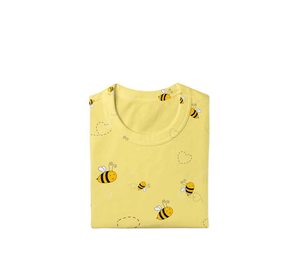 Honeybee Printed Round neck T-shirt