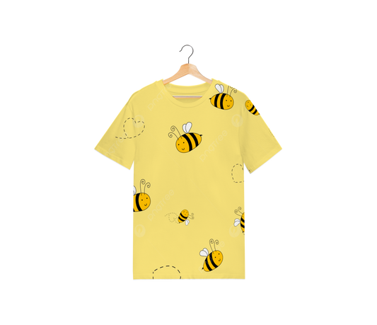 Honeybee Printed Round neck T-shirt