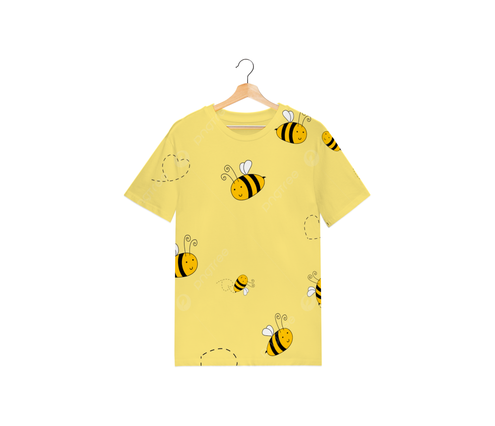 Honeybee Printed Round neck T-shirt