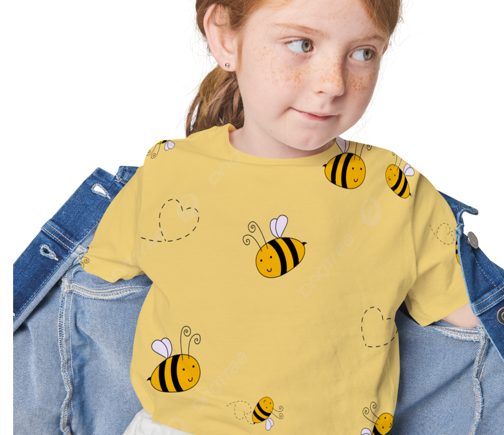 Honeybee Printed Round neck T-shirt